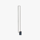 Rectangular Black LED Bedroom Floor Lamp - Clowas